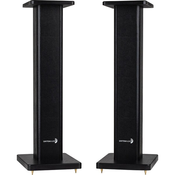 Main product image for Dayton Audio SSWB28B 28" Universal Wood Speaker Stand Pair, Black240-742